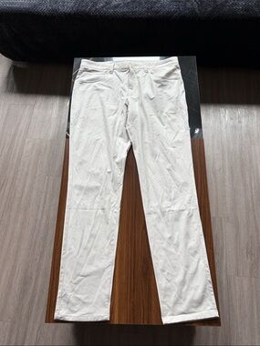 90 Degree By Reflex White Straight-Leg Pants